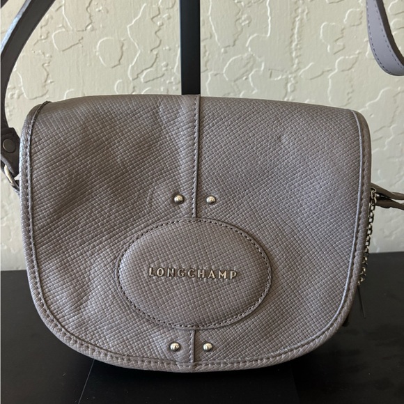 Longchamp Quadri Taupe Crossbody Bag - Picture 3 of 7